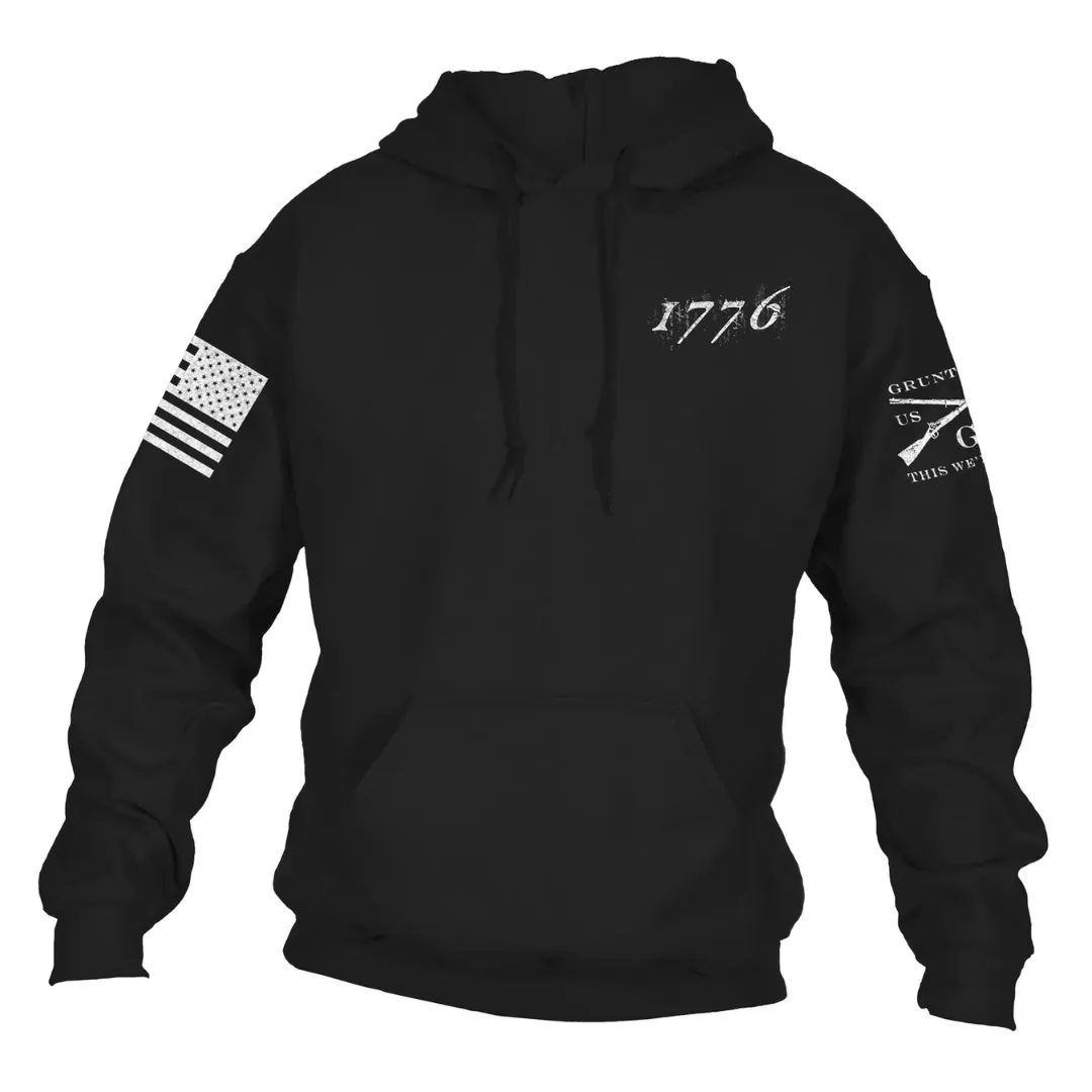 1776 Flag Hoodie by Grunt Style GS4767