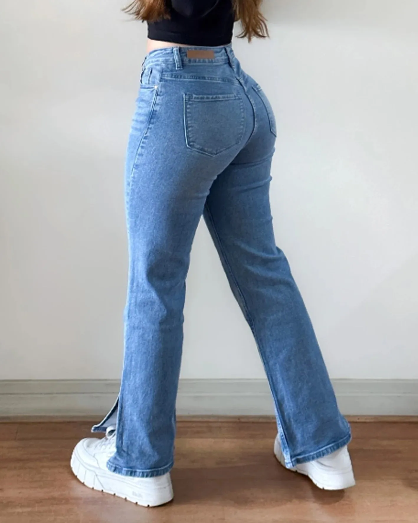 ADVBRIDGE High Waist Straight Leg Jeans Women Slim Cigarette Pants Y2k streetwear Vintage Trousers Dongdaemun Korean Style Pants