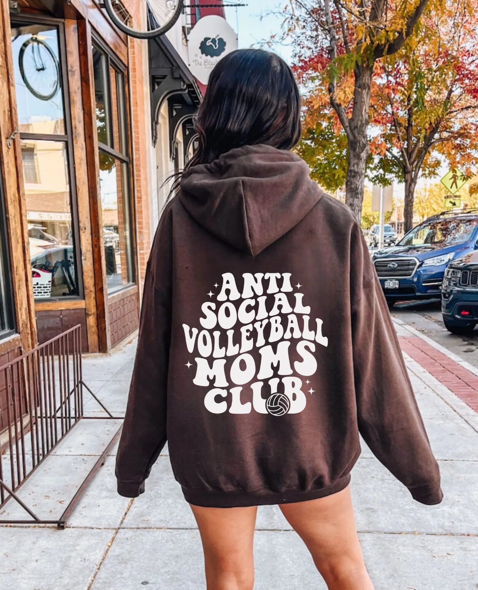 Antisocial Volleyball Moms Club Hoodie