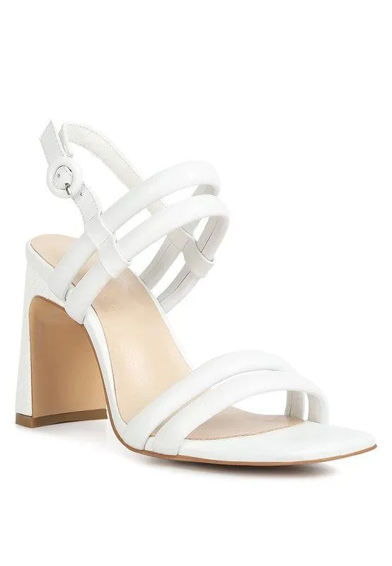 Avianna Slim Block Heel Sandal