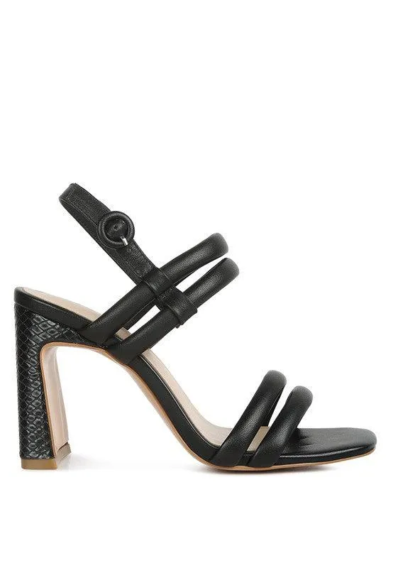 Avianna Slim Block Heel Sandal