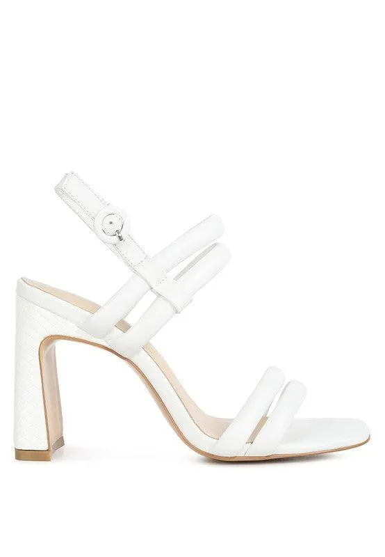 Avianna Slim Block Heel Sandal