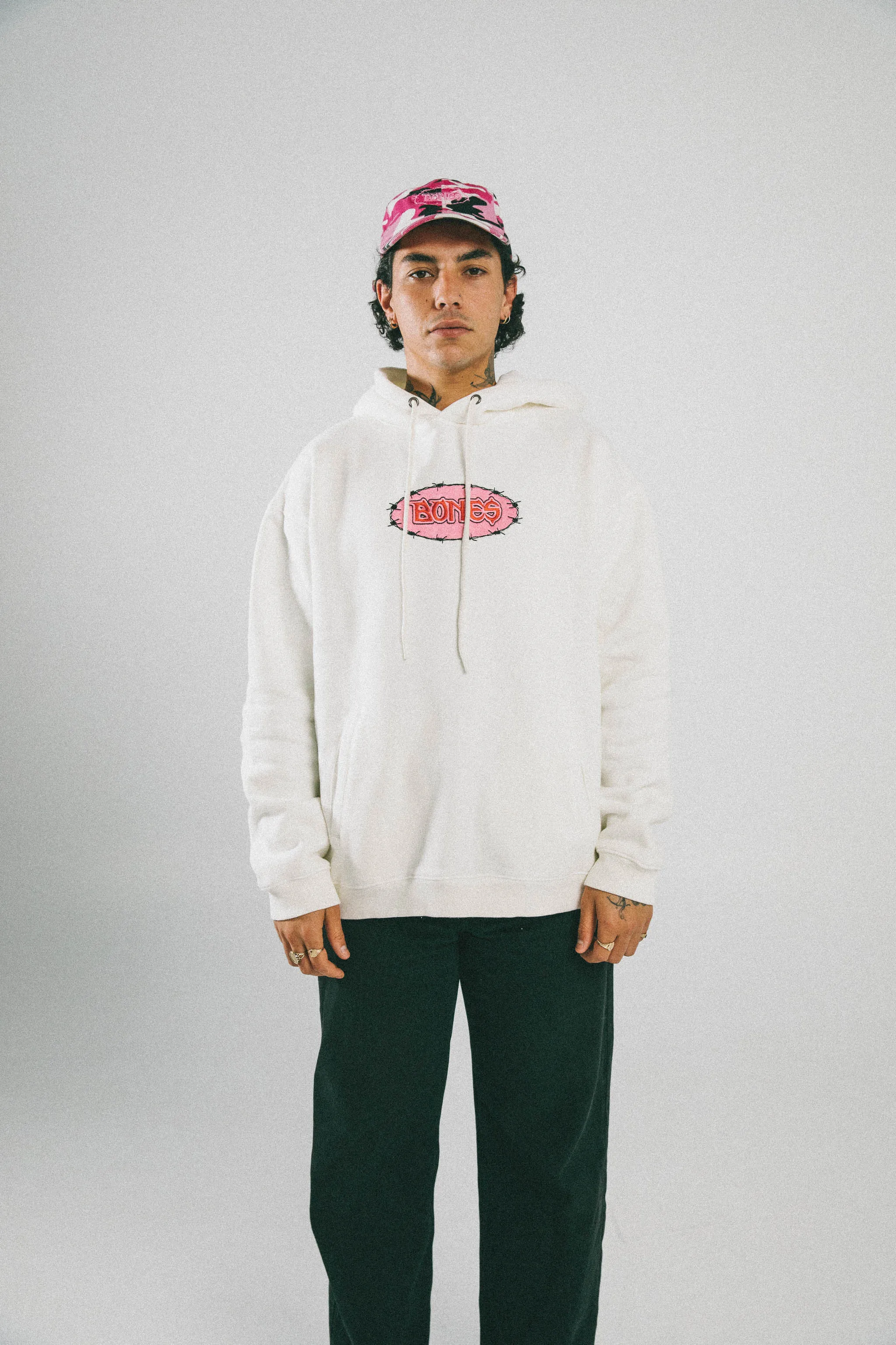 Bones Barb Hoodie - Off White