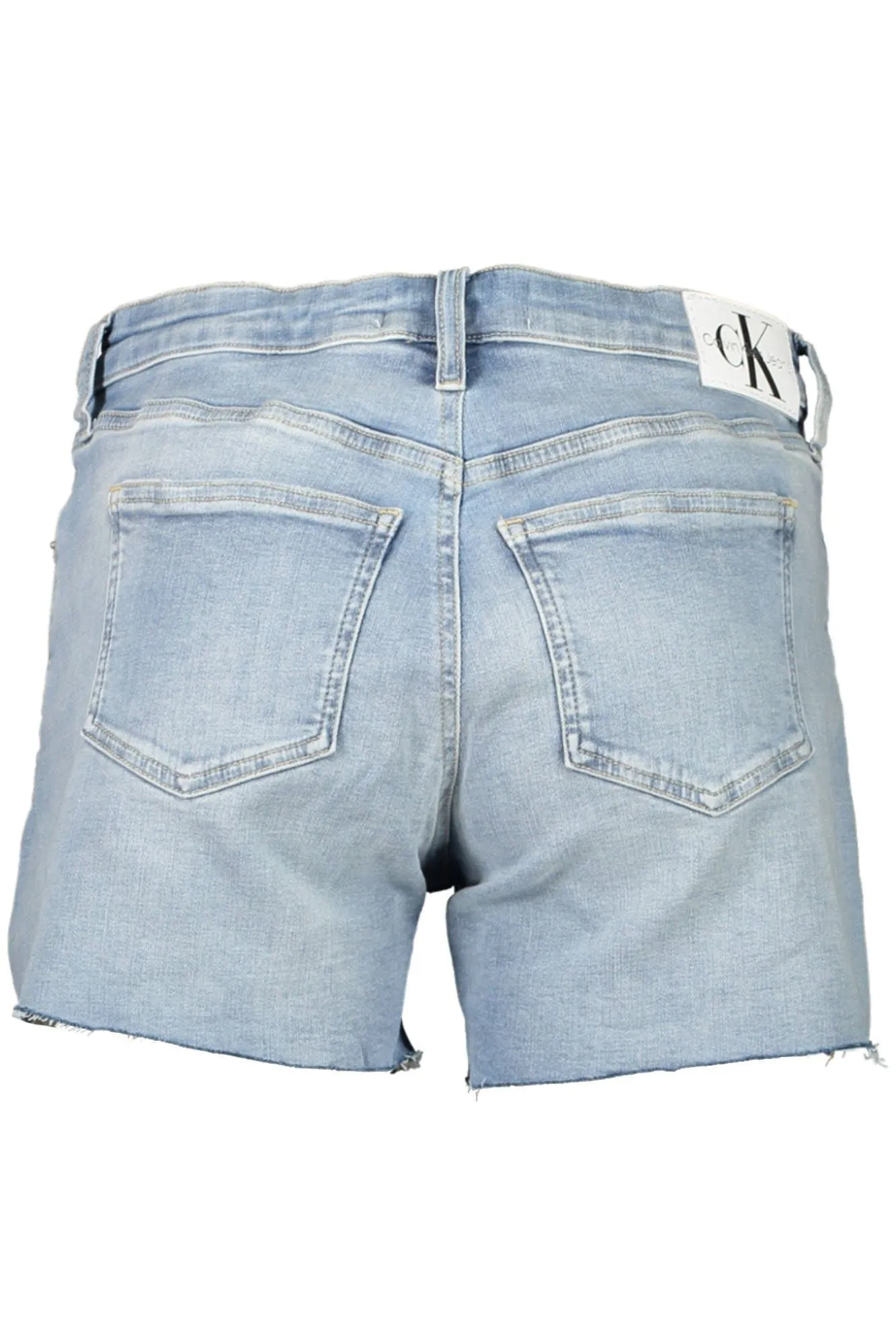 Calvin Klein Light Blue Cotton Women Short