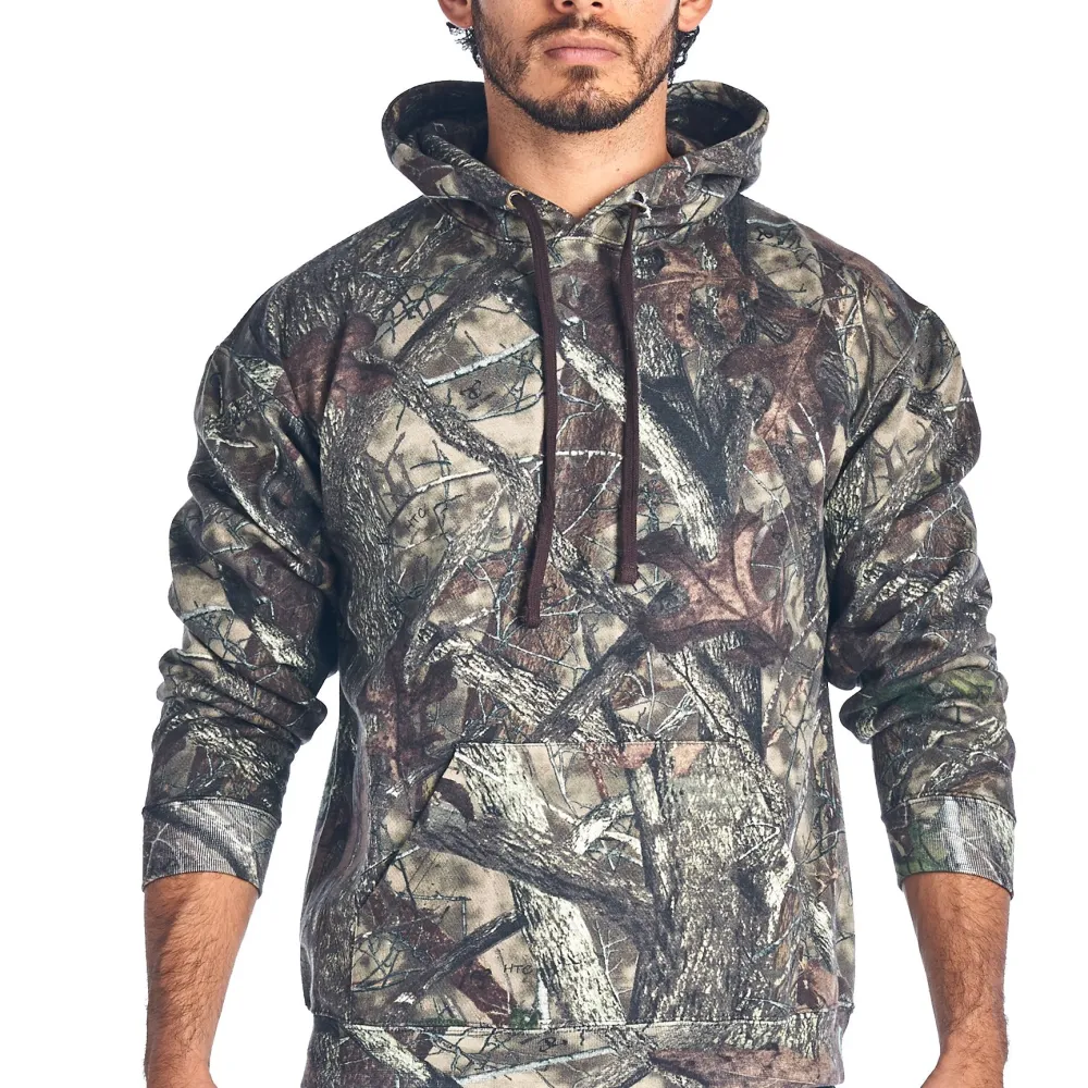 Camo Hunting Hoodie Sweatshirt Sizes S-5XL Camouflage Authentic True Timber