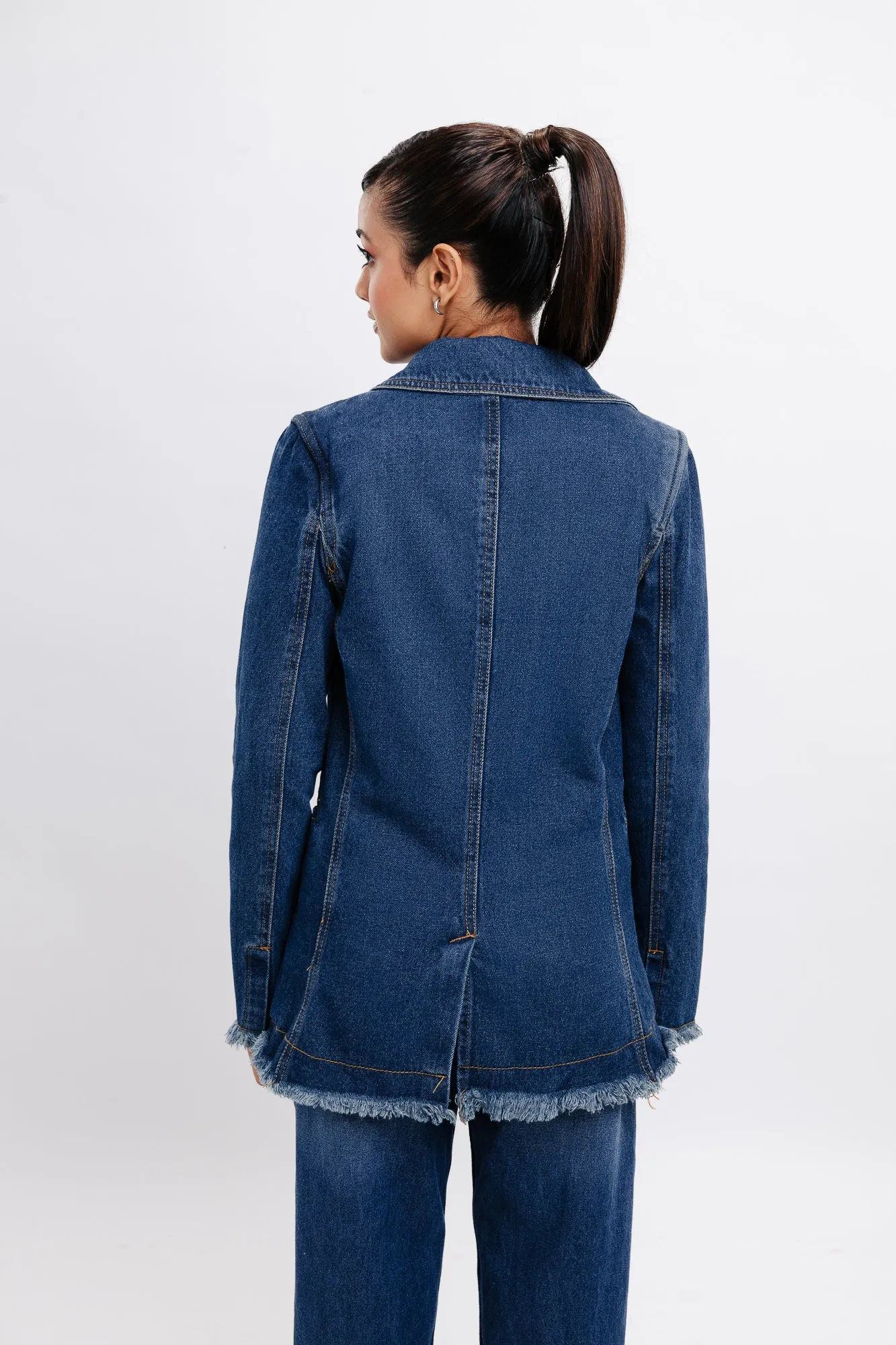 Classic Denim Vintage Blazer