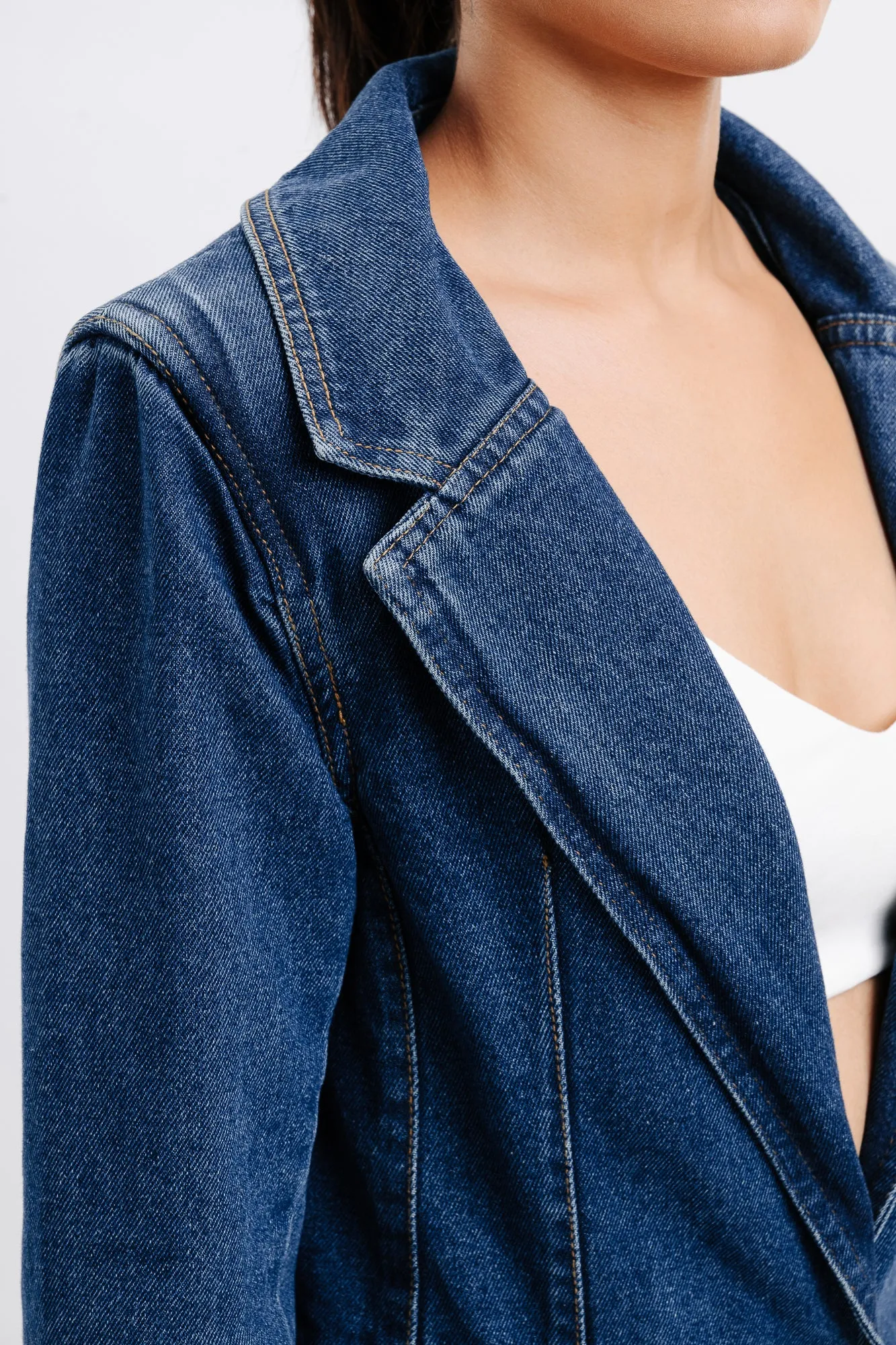 Classic Denim Vintage Blazer