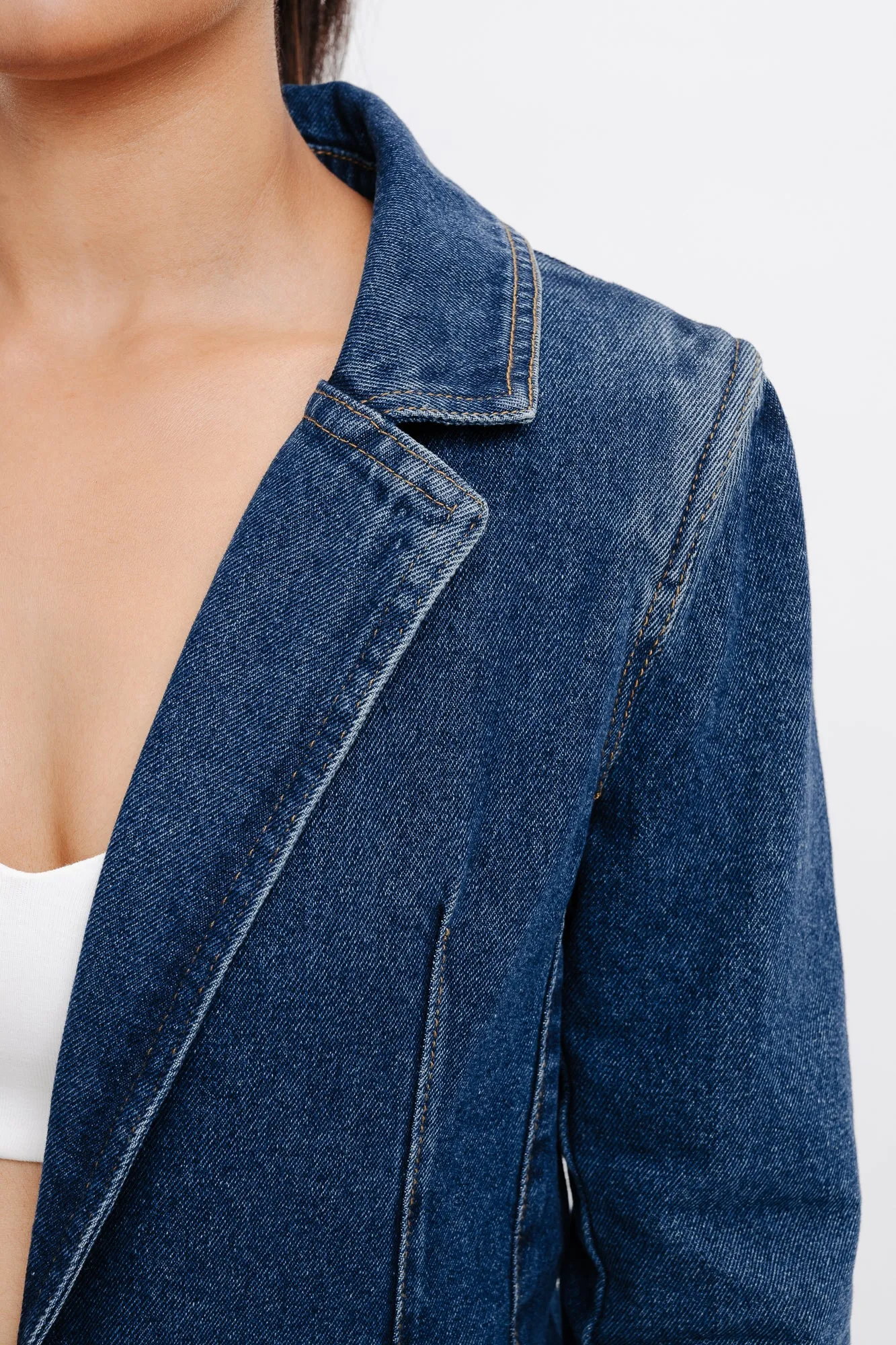 Classic Denim Vintage Blazer