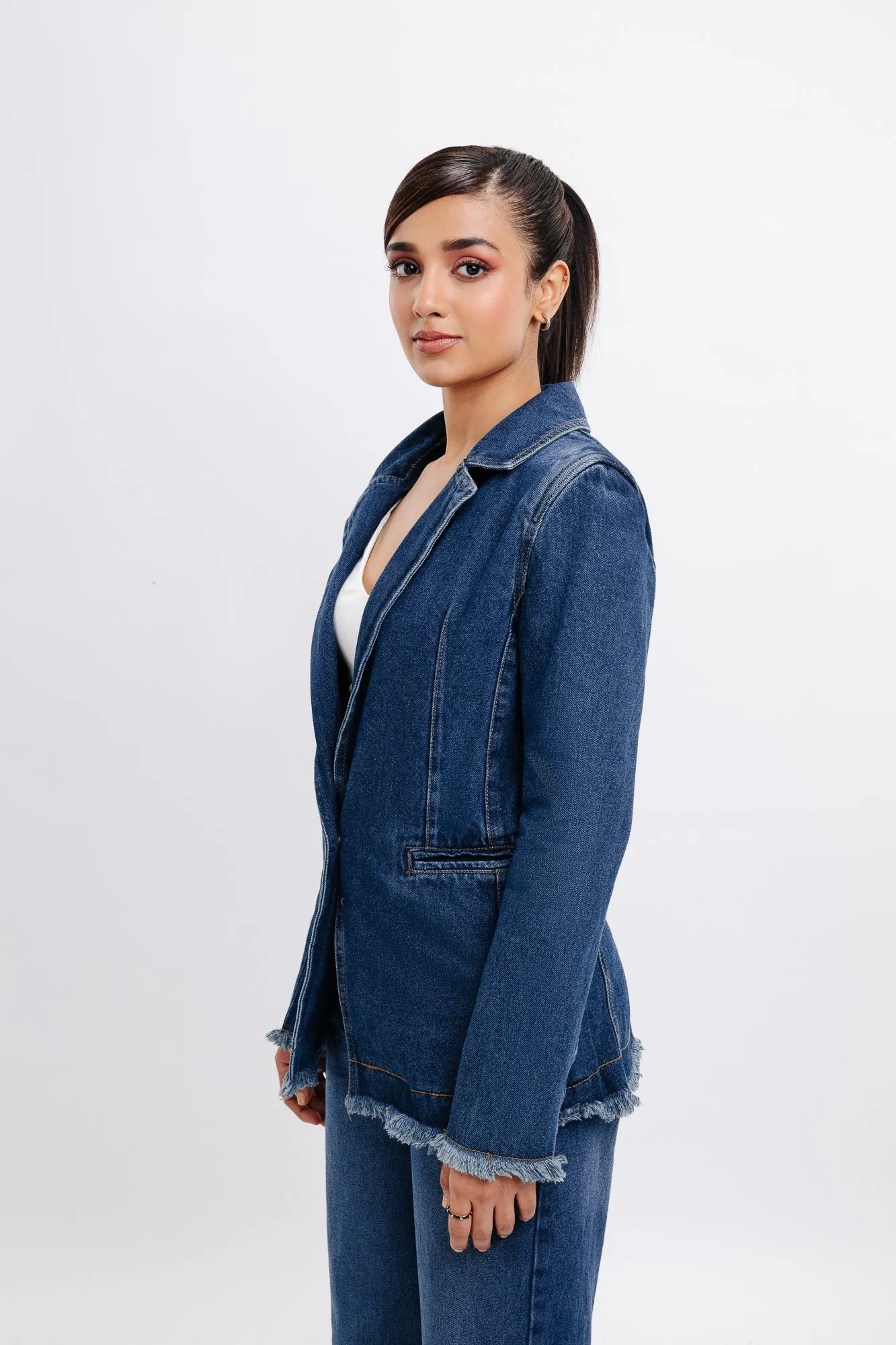 Classic Denim Vintage Blazer