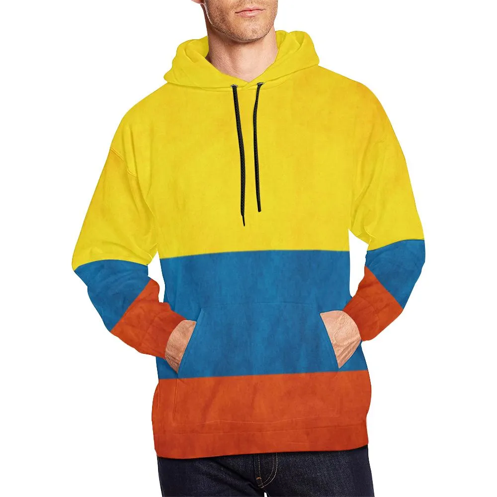 Colombia Flag  All Over Print Hoodie A1