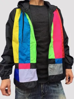 Colour Bar Windbreaker Jacket