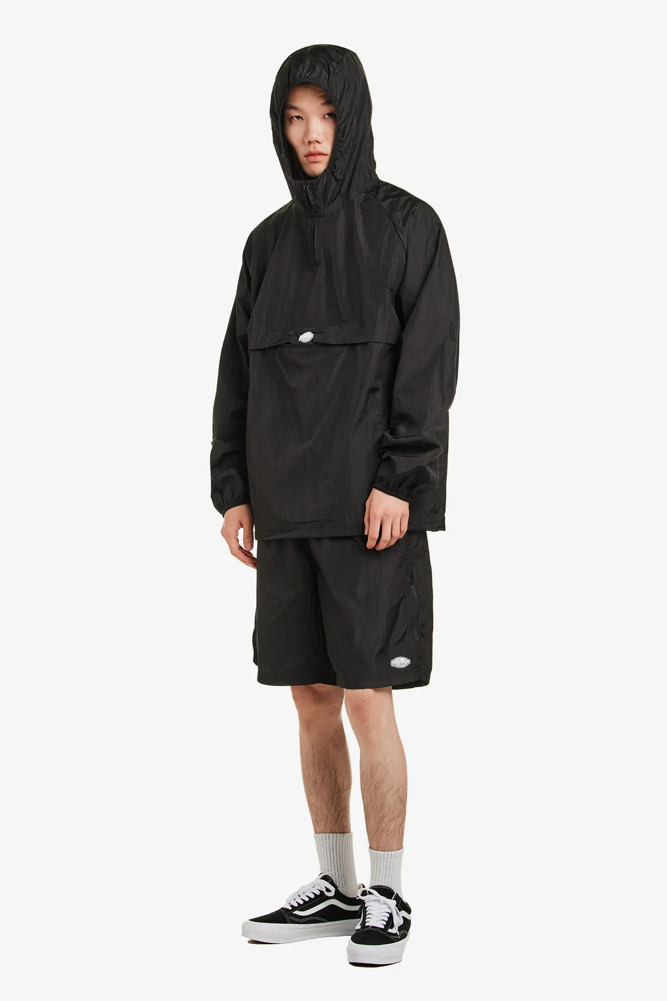 CRINKLE NYLON ANORAK