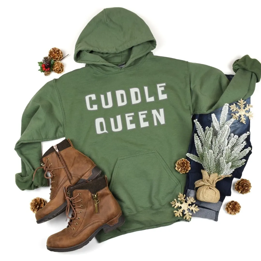 Cuddle Queen Cute Oversized Hoodies