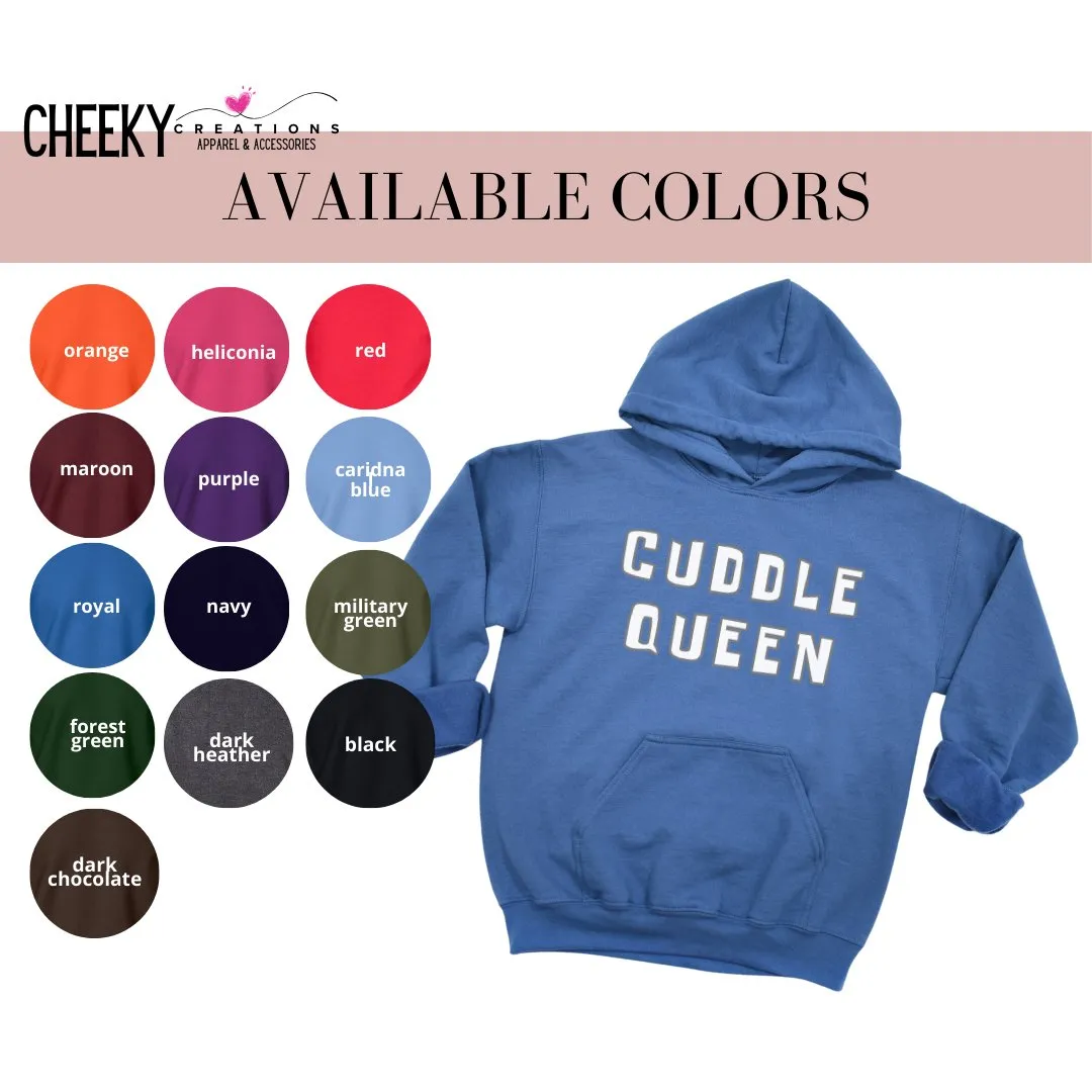 Cuddle Queen Cute Oversized Hoodies