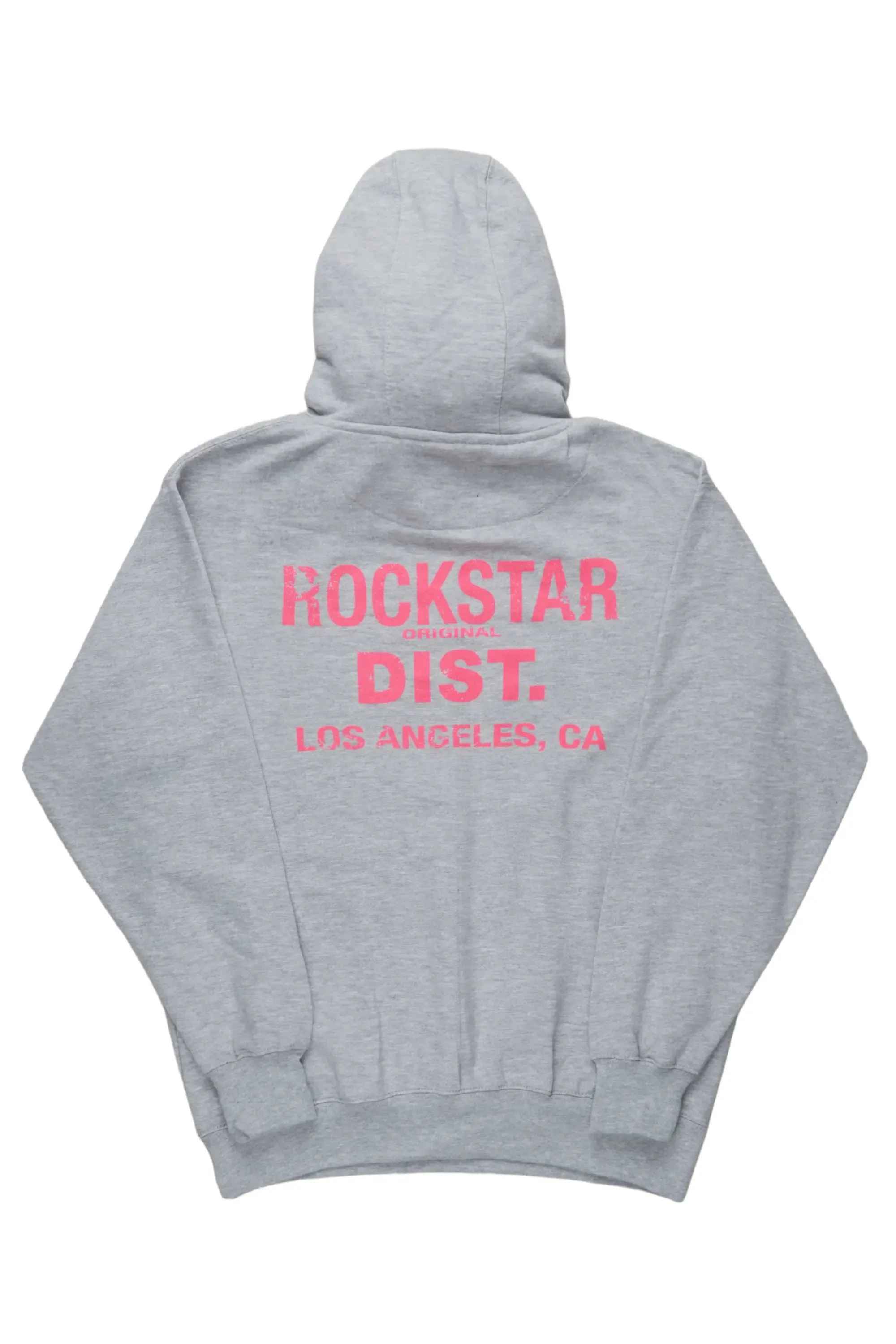 Dalasia Heather Grey Oversized Hoodie