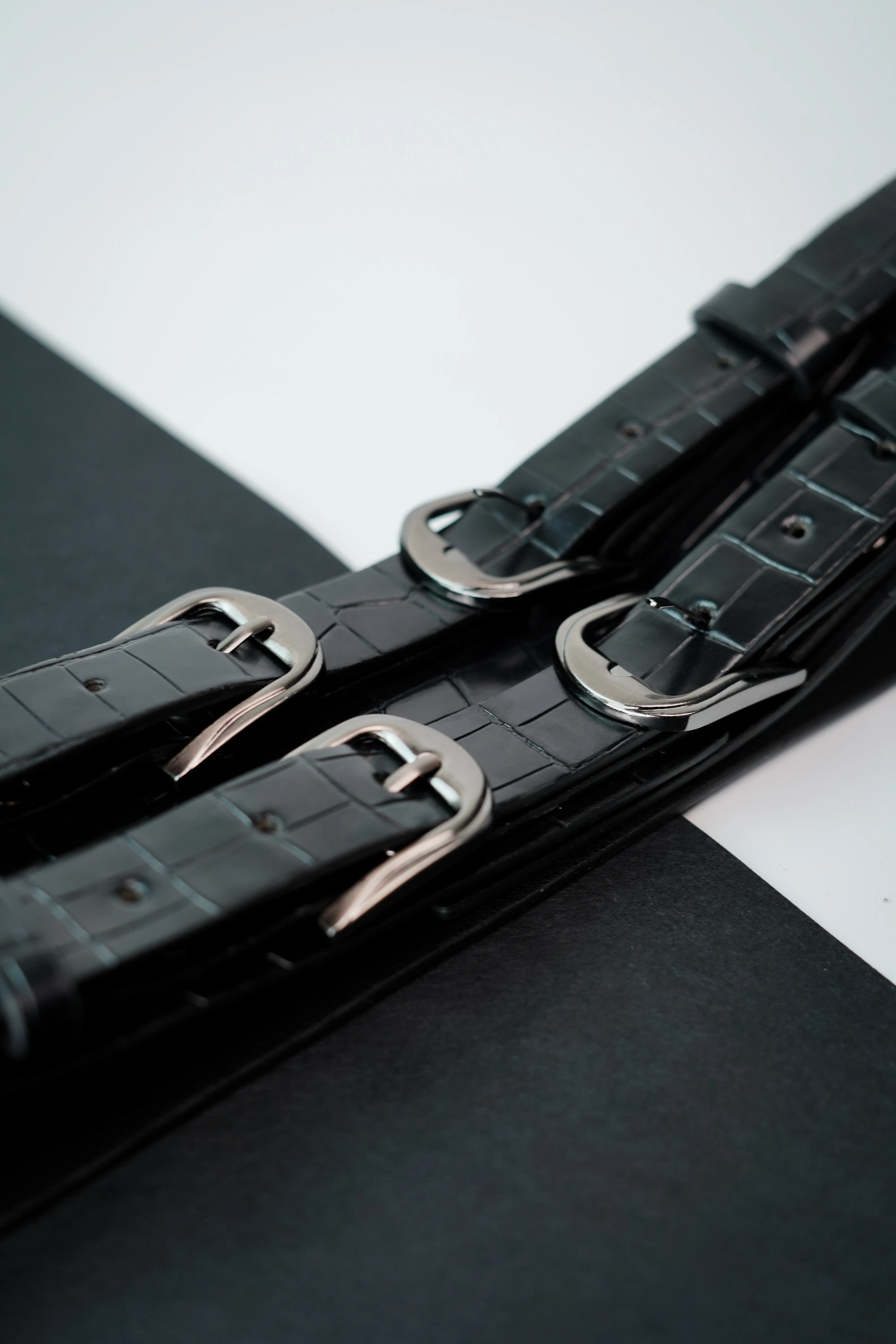 Double Dapper Leather Belt