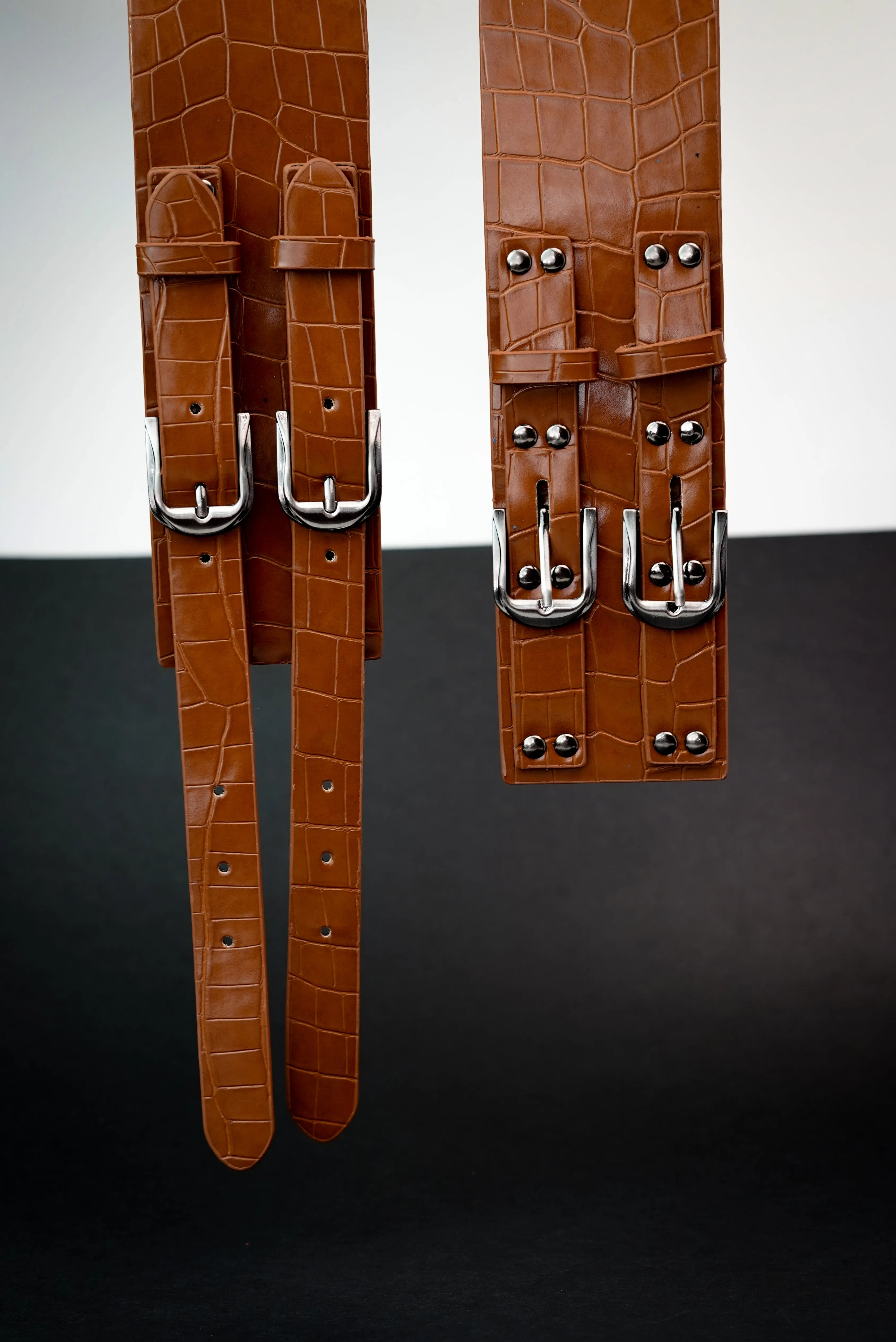 Double Dapper Leather Belt