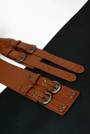 Double Dapper Leather Belt