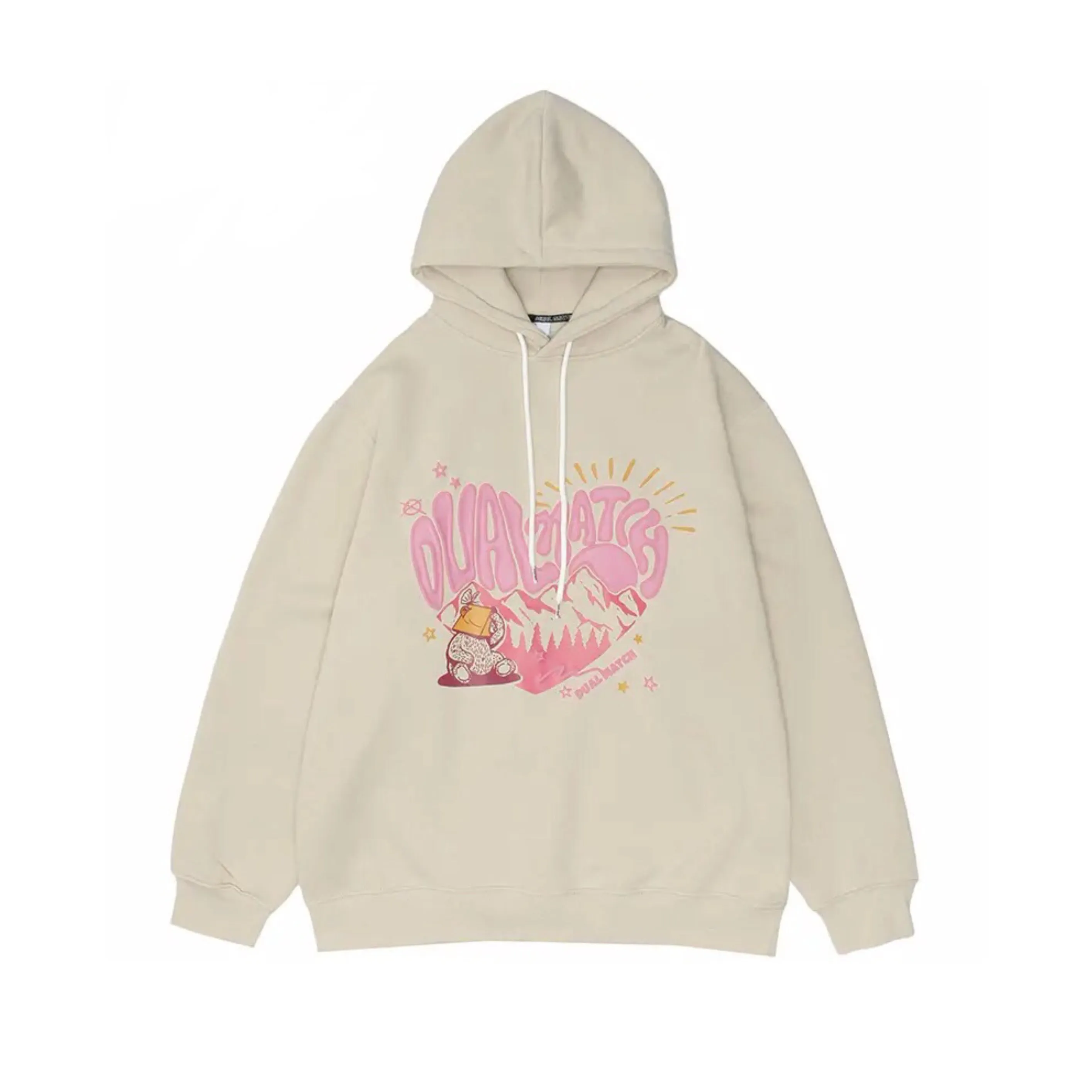 Dual Match Print Hoodie