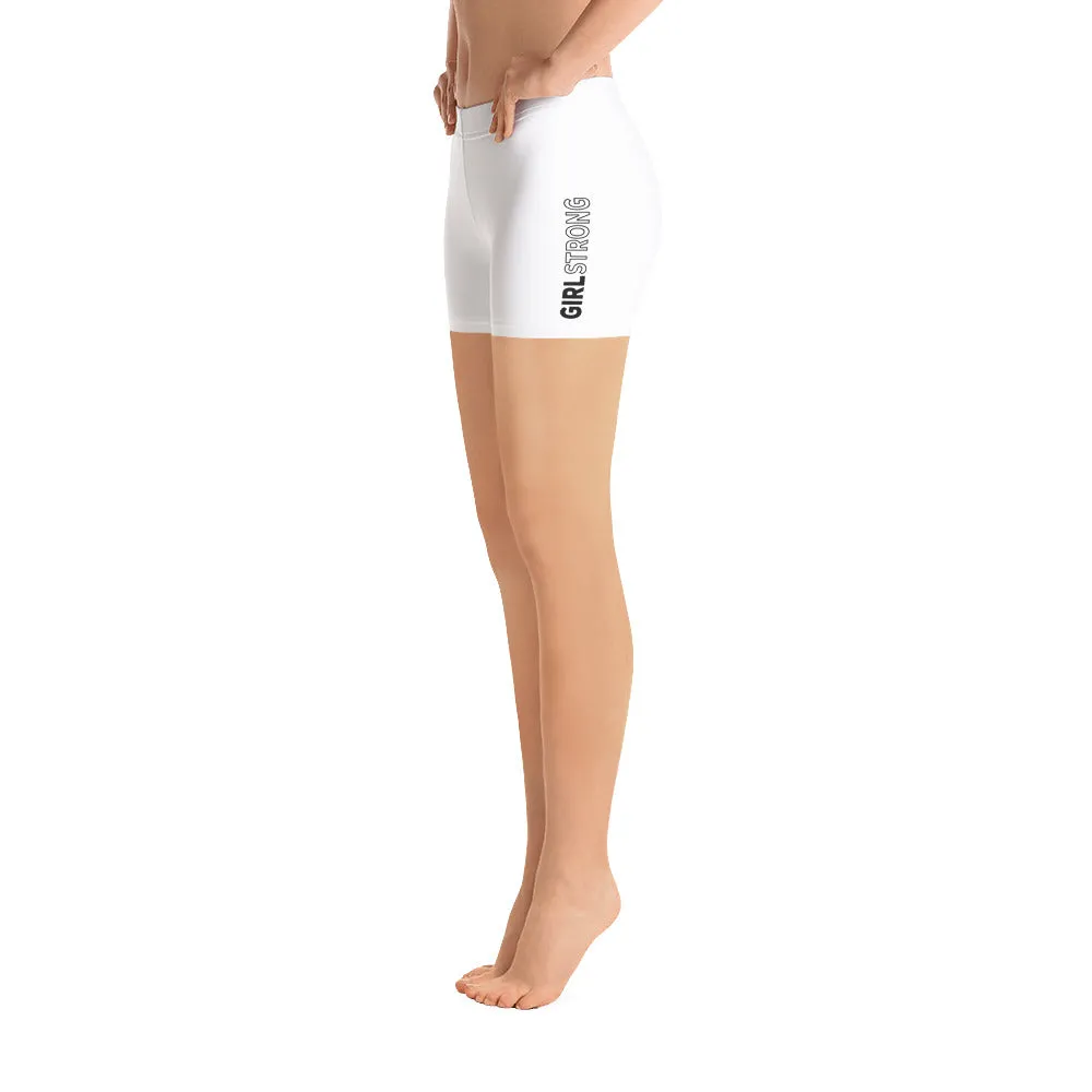 ELEVATED ESSENTIALS, SLIM AND SCULPT WHITE SHORTS