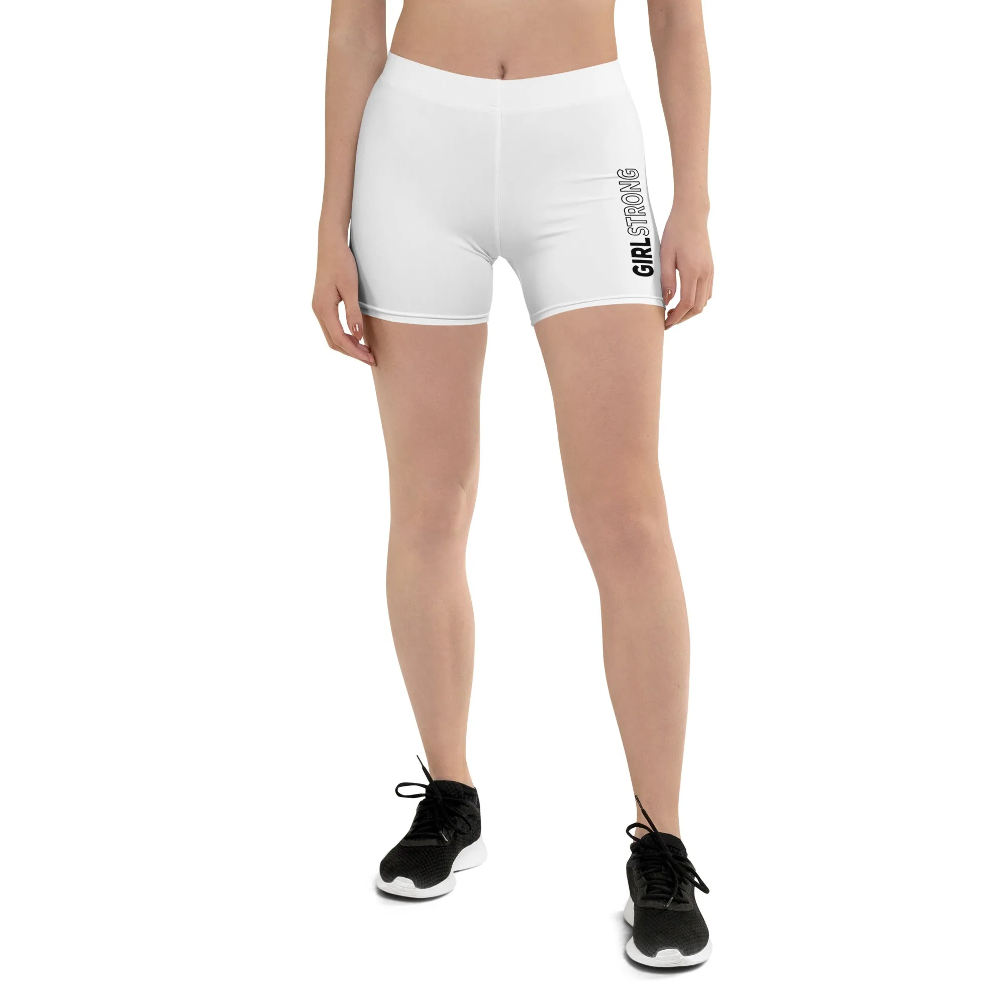 ELEVATED ESSENTIALS, SLIM AND SCULPT WHITE SHORTS