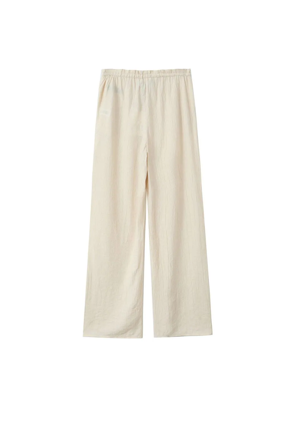 'Emily ' Textured Straight-Leg Casual Pants