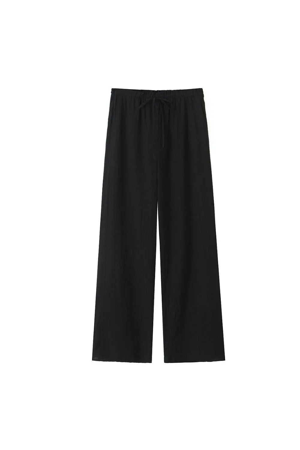 'Emily ' Textured Straight-Leg Casual Pants