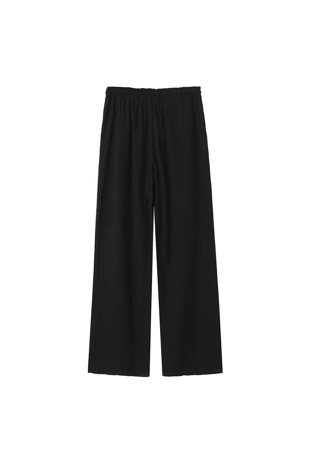 'Emily ' Textured Straight-Leg Casual Pants