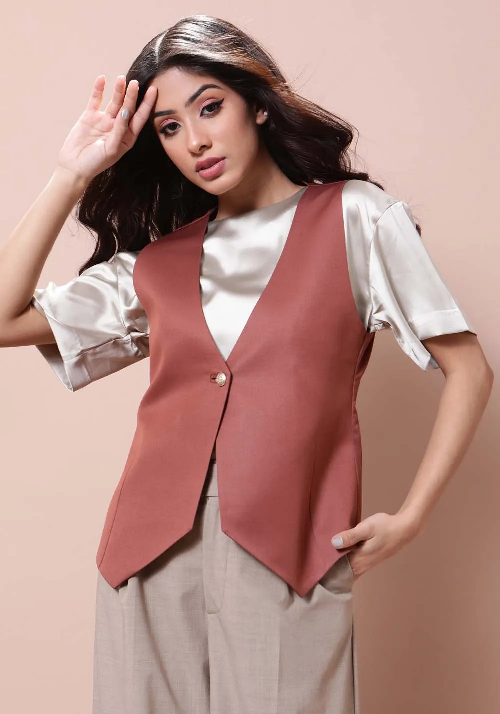 Entrepower's Classic Waistcoat with Angular Hem