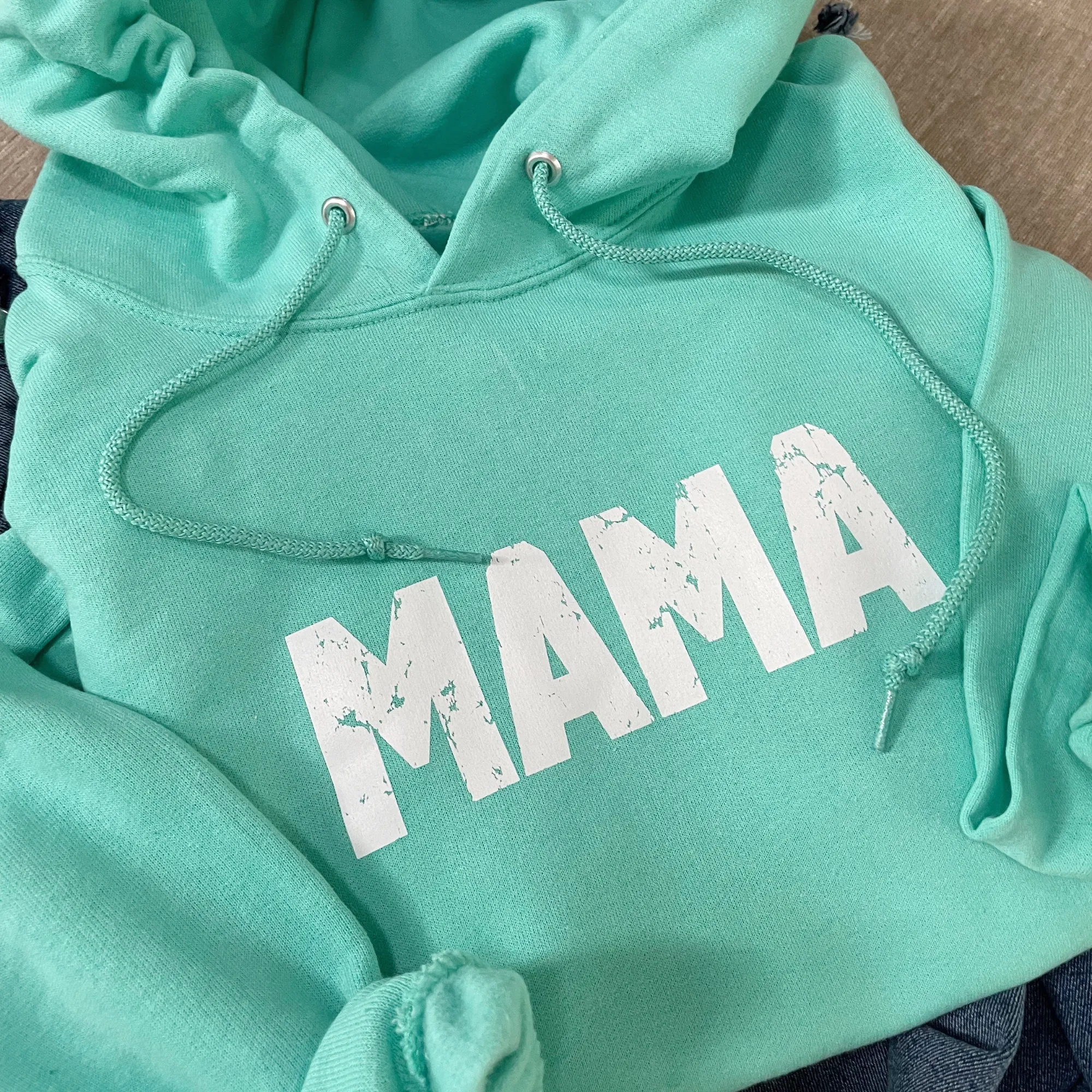 Everyday Cozy Hoodie - Distressed Mama Design