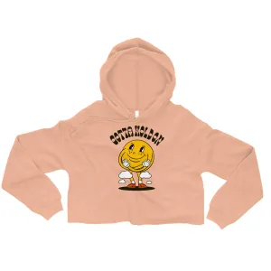 Gotta Hold On Graphic Crop Hoodie