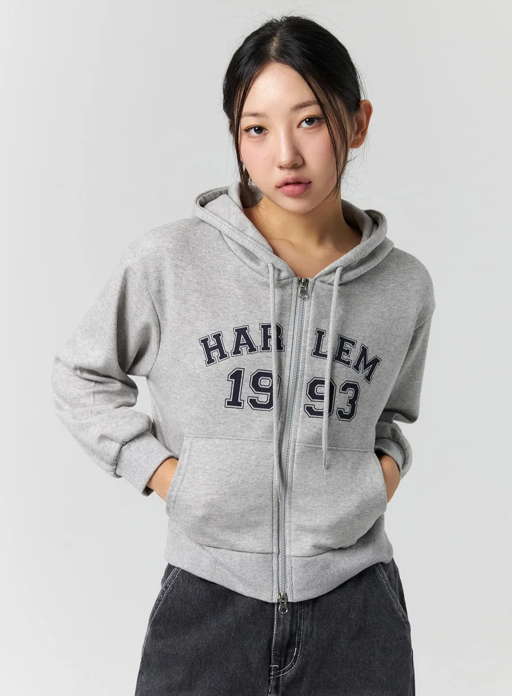 Graphic Zip-Up Hoodie CS303