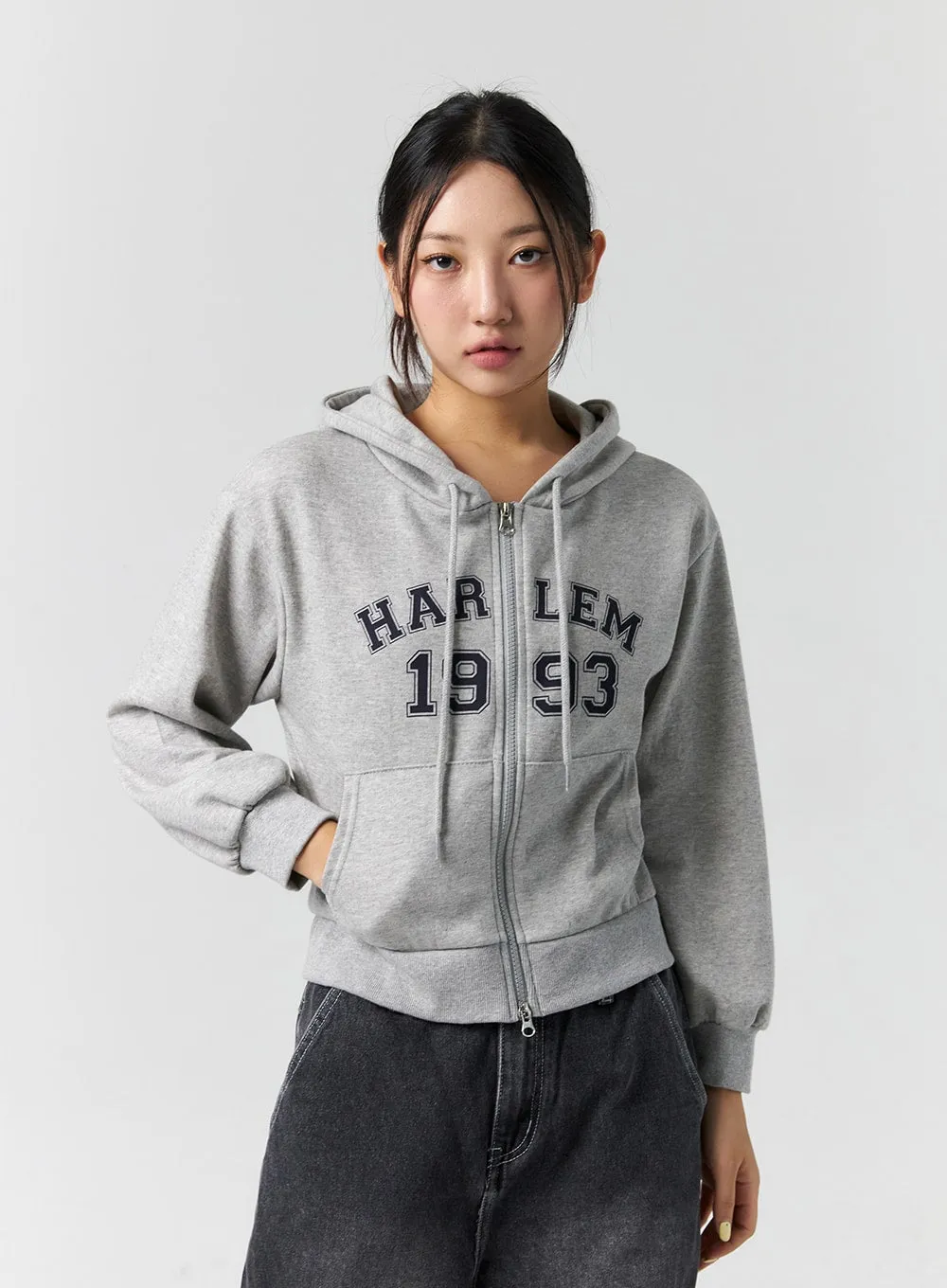 Graphic Zip-Up Hoodie CS303