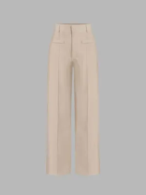 High Waist Straight Leg Pants