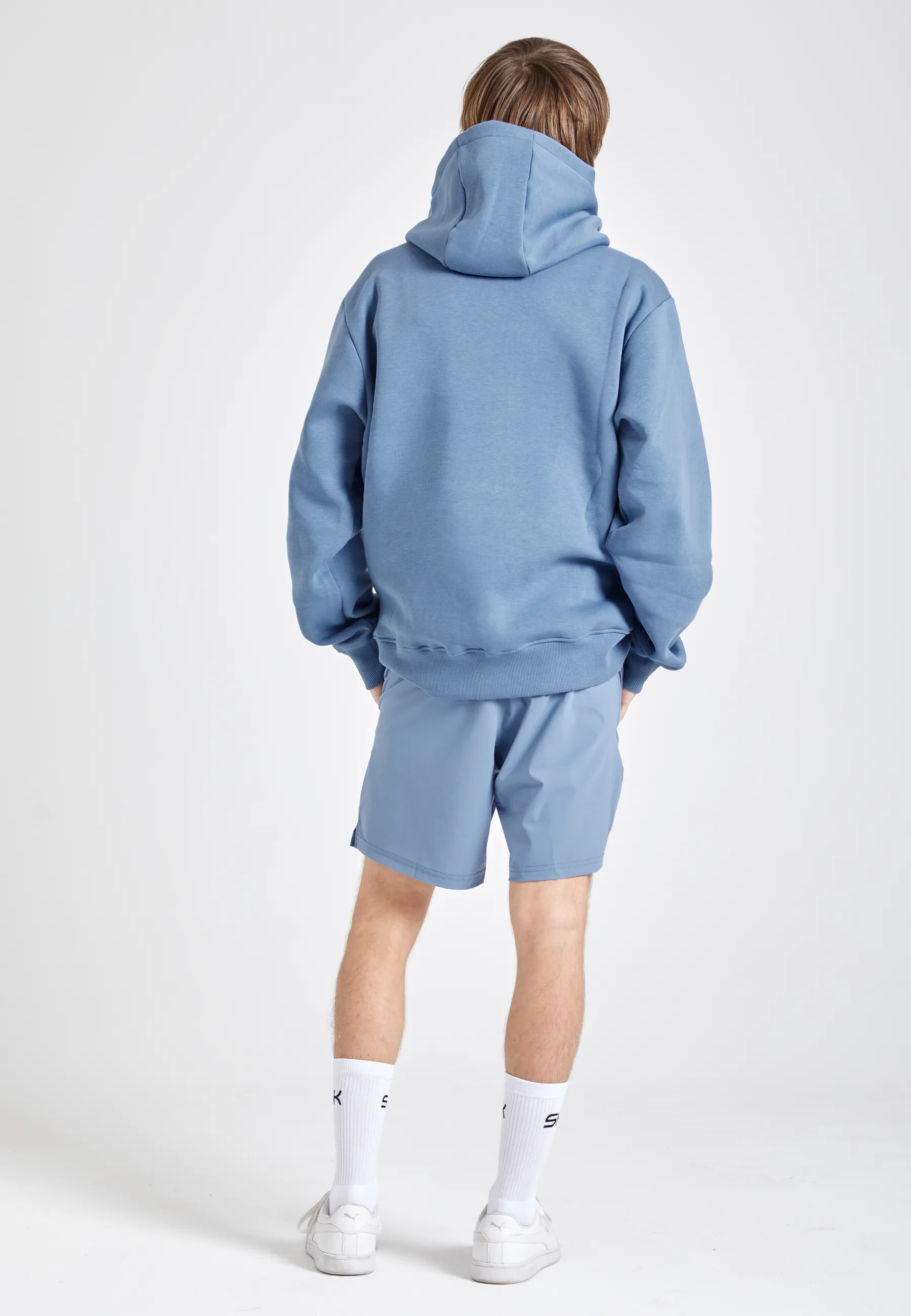 Hoodie unisex Edition 2024, grey blue