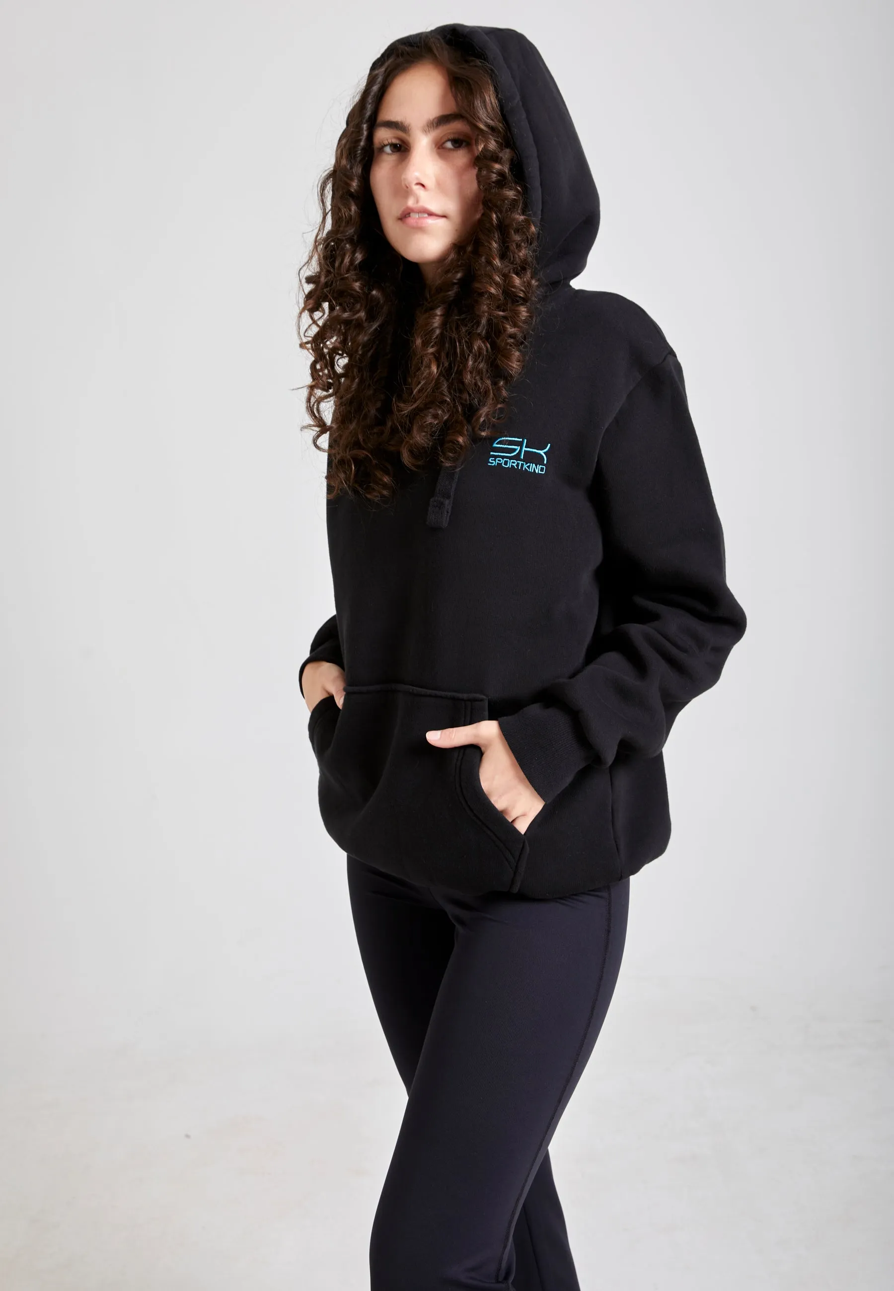 Hoodie unisex, schwarz