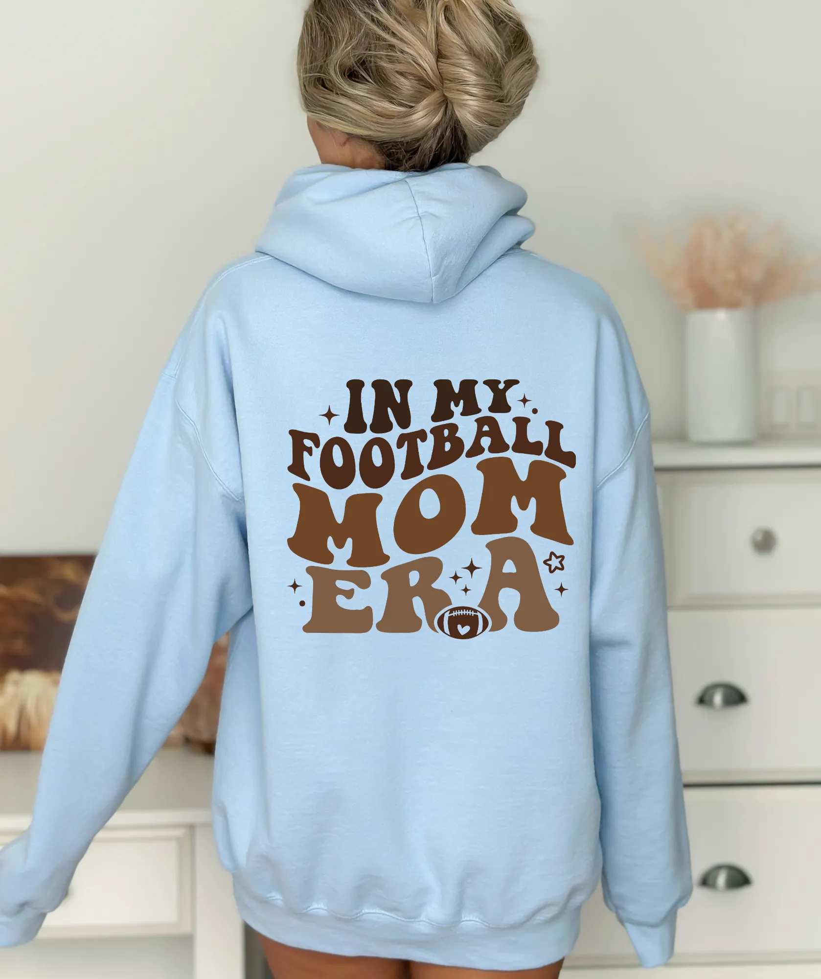 In My Football Mom Era Hoodie Sweatshirt