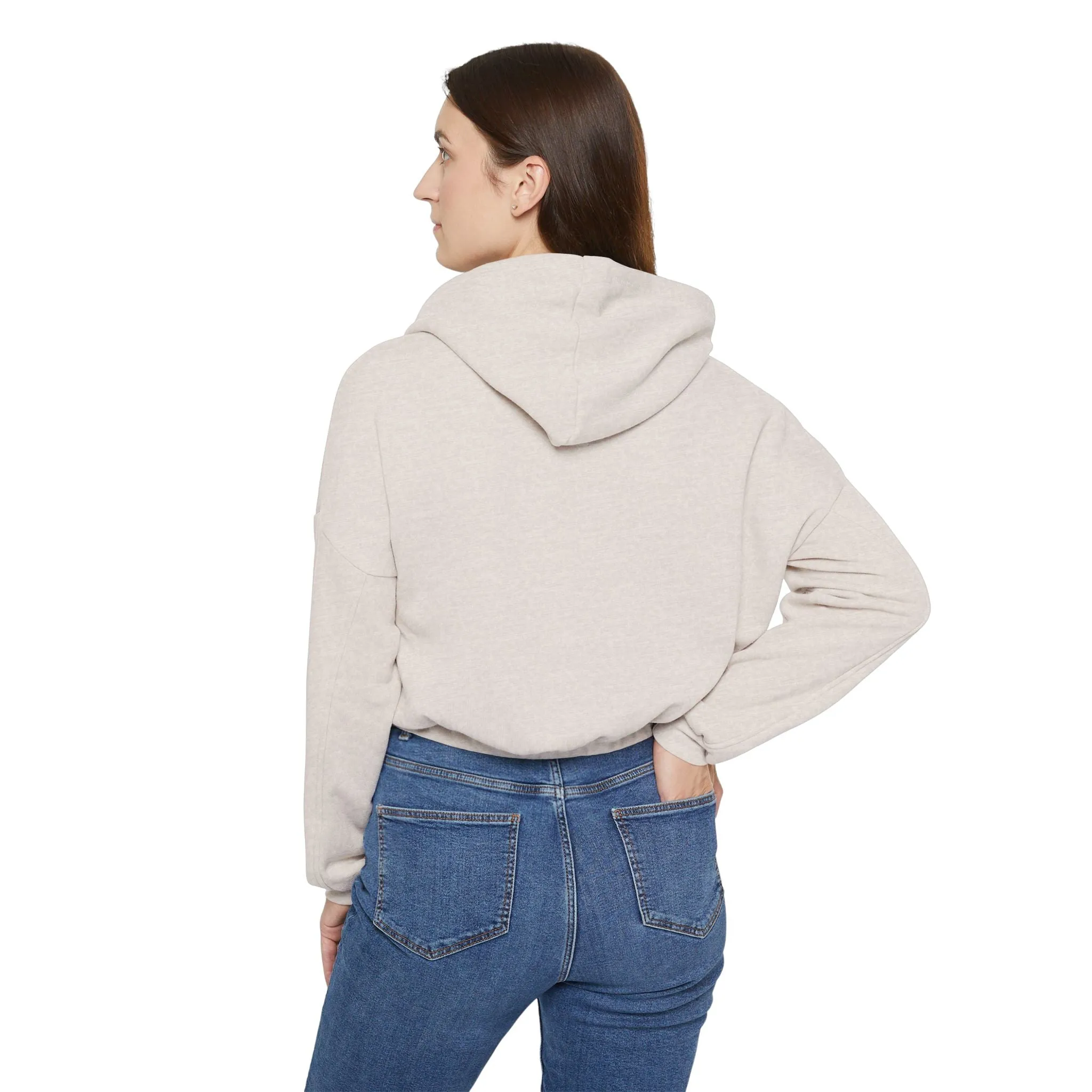 I.O.V-Passport Society Casual Women's Cinched Bottom Hoodie