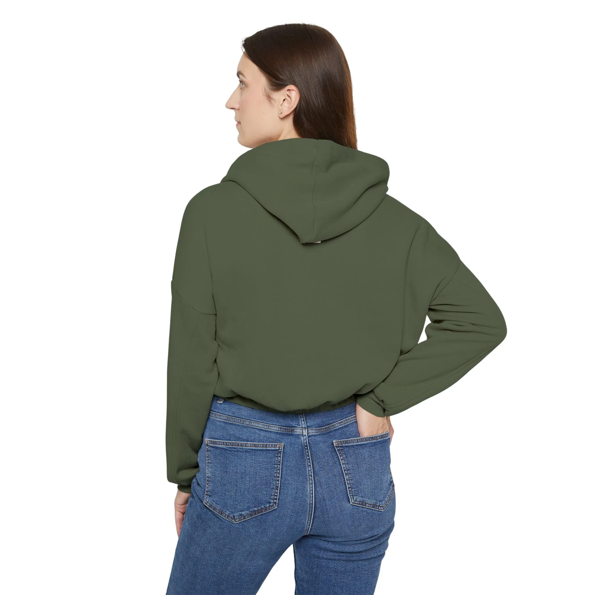 I.O.V-Passport Society Casual Women's Cinched Bottom Hoodie