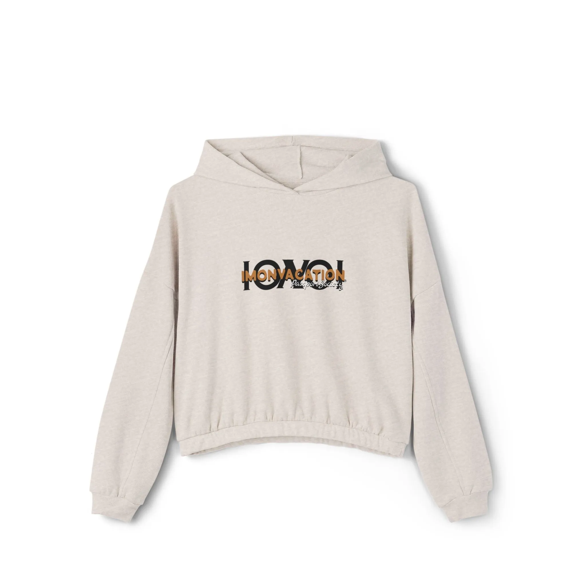 I.O.V-Passport Society Casual Women's Cinched Bottom Hoodie