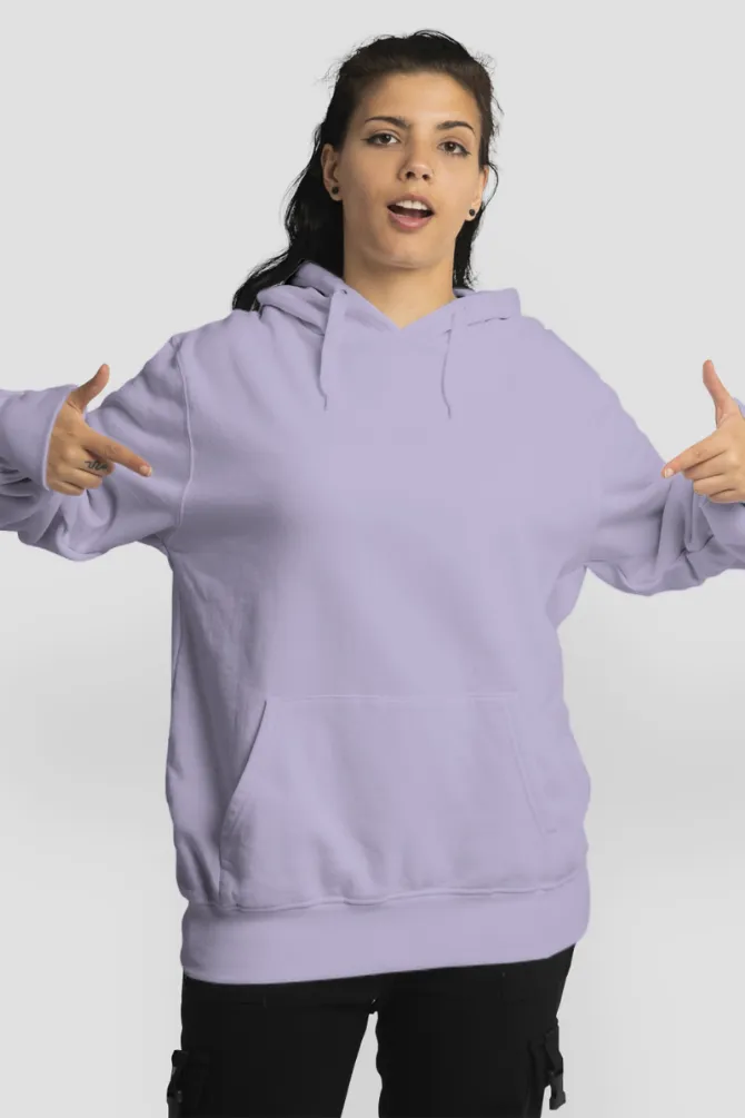 Lavender Oversized Hoodie for women