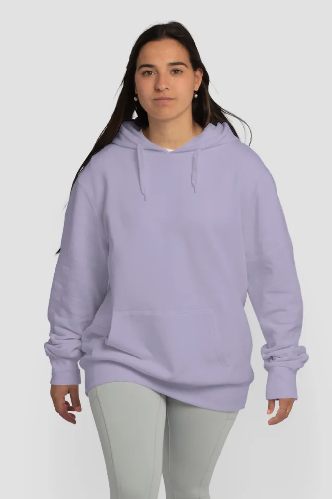 Lavender Oversized Hoodie for women