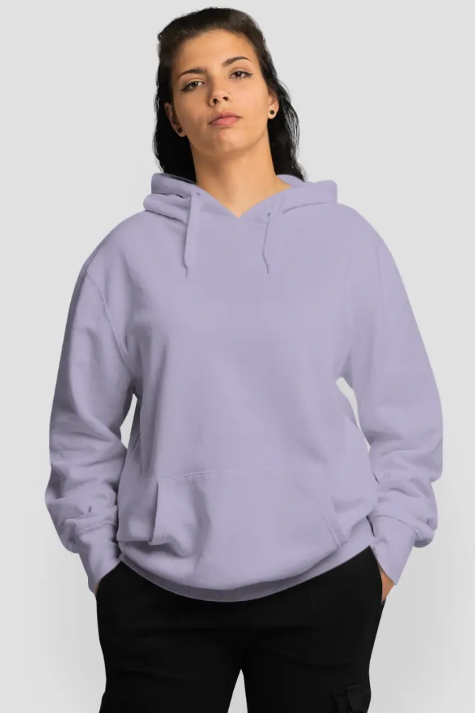 Lavender Oversized Hoodie for women