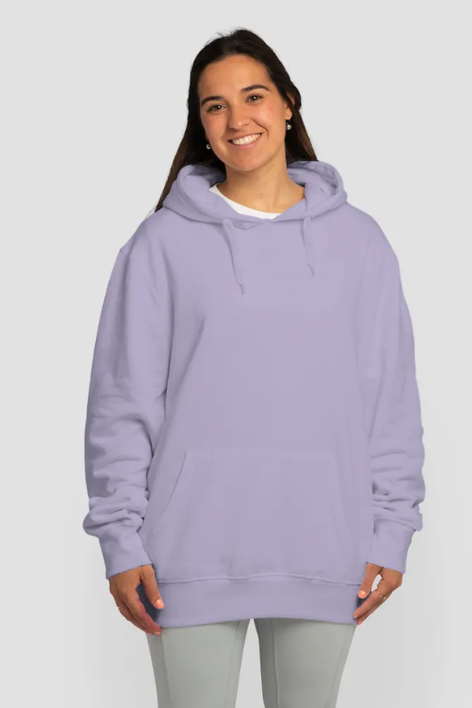 Lavender Oversized Hoodie for women