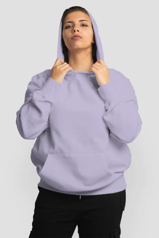 Lavender Oversized Hoodie for women