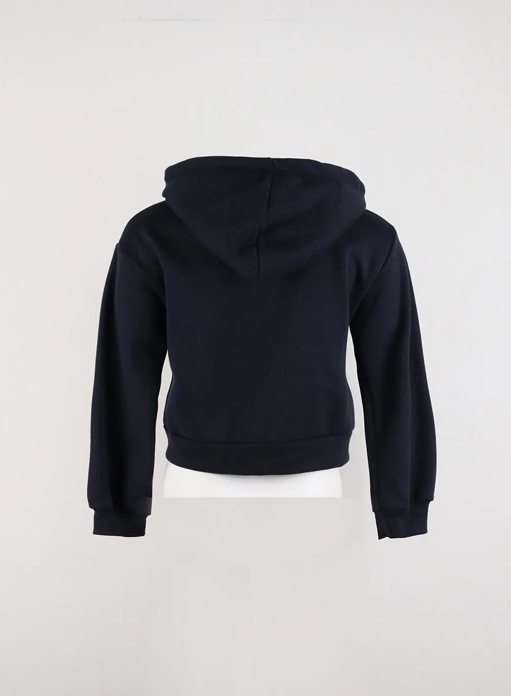 Lettering Graphic Zip-Up Plush Hoodie ID305