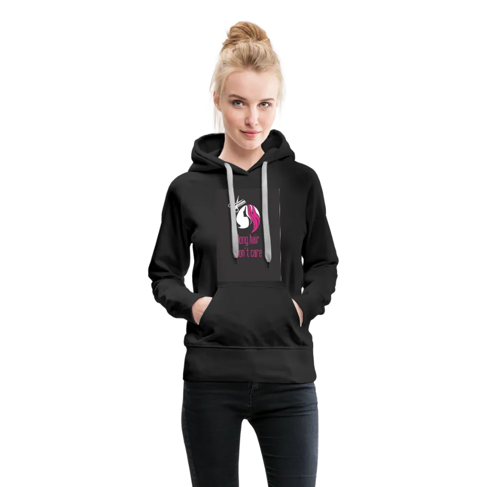 Long Hair Don't Care Women’s Premium Hoodie