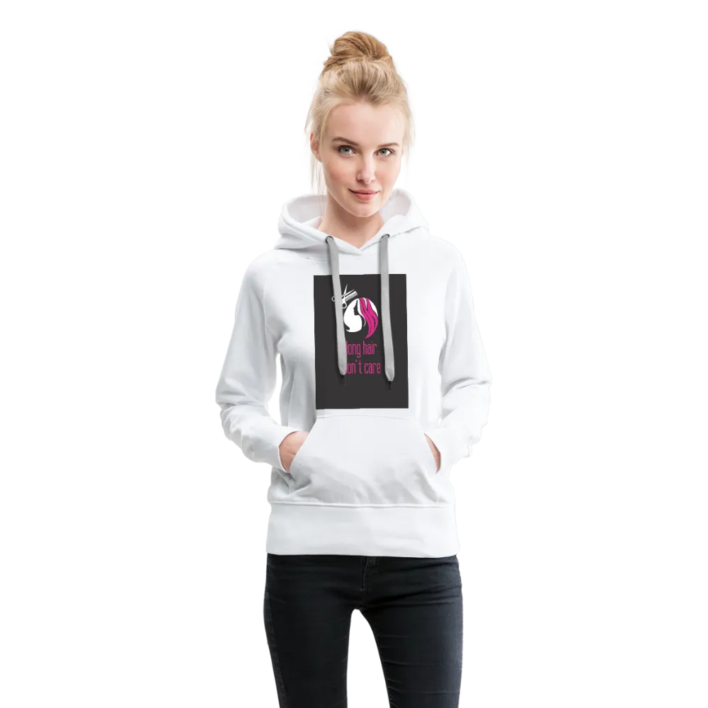 Long Hair Don't Care Women’s Premium Hoodie