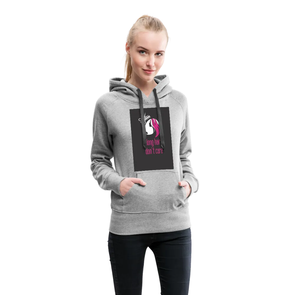 Long Hair Don't Care Women’s Premium Hoodie