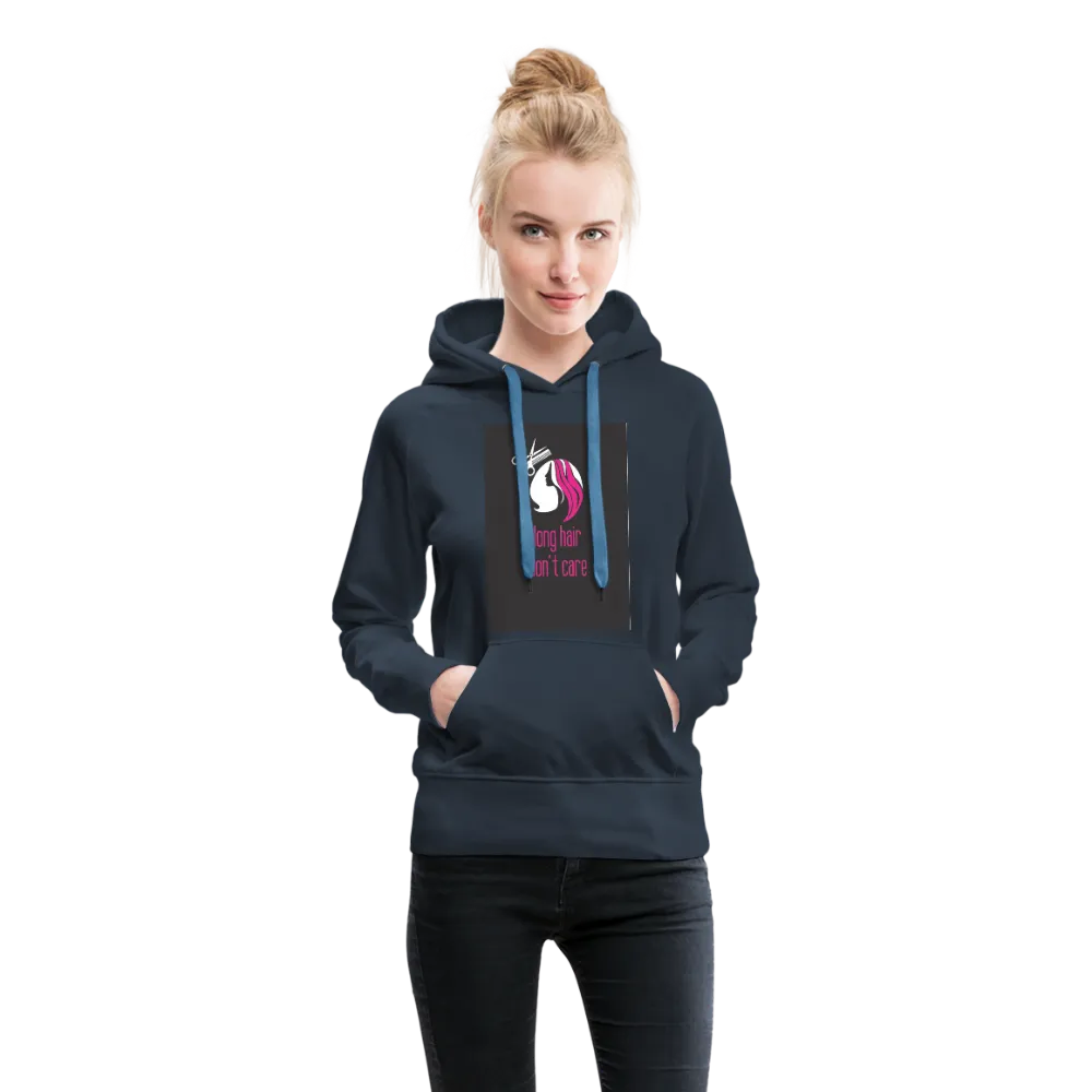 Long Hair Don't Care Women’s Premium Hoodie